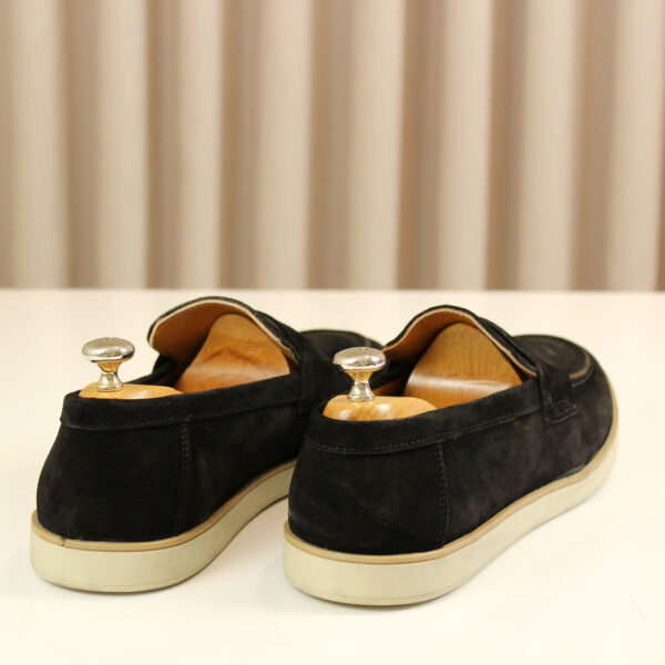 Erkek Casual 4-23 121-SUET SIYAH - Image 3