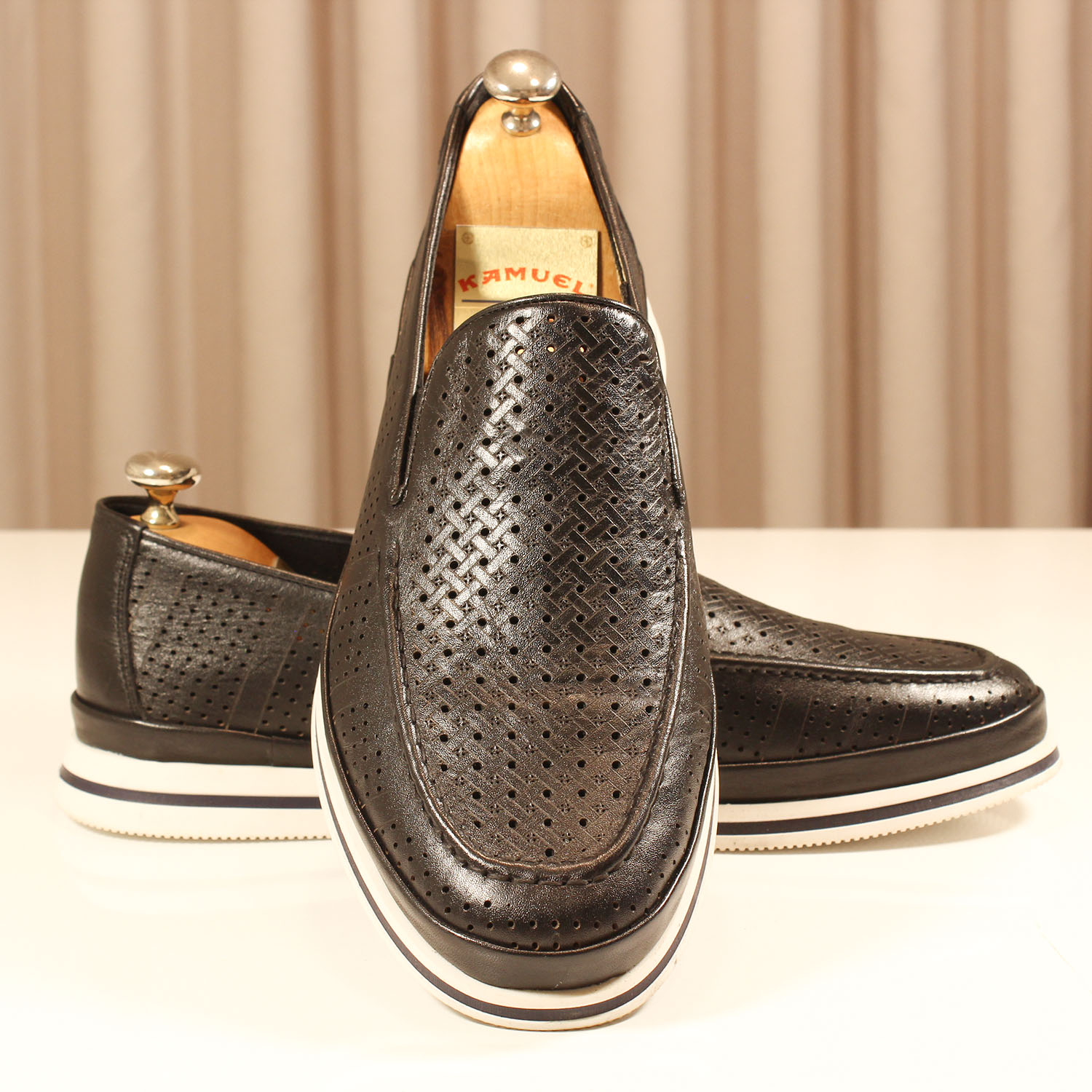 Erkek Casual 1-1 3110-LAZER SIYAH - Image 2