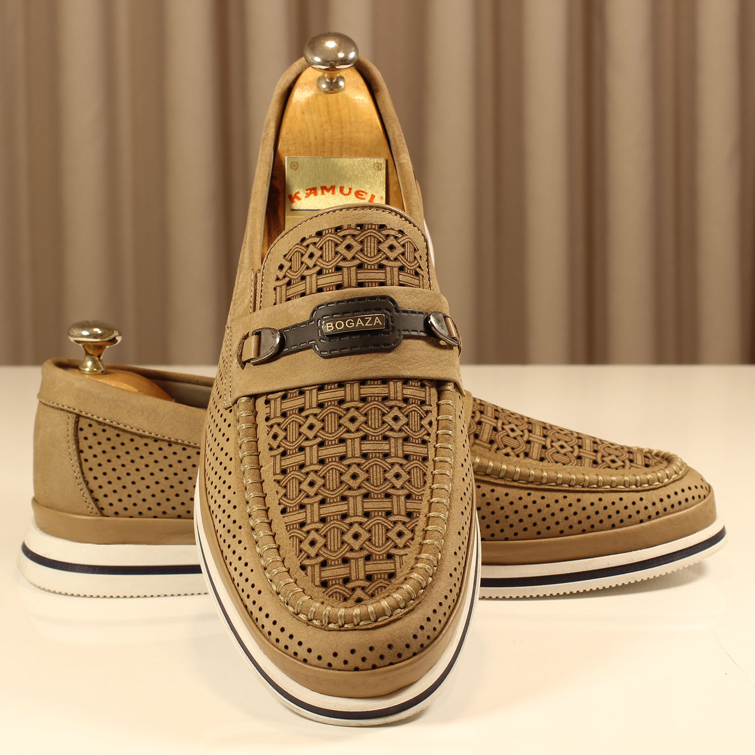 Erkek Casual 1-1 456-LAZER KUM-NUBUK - Image 2
