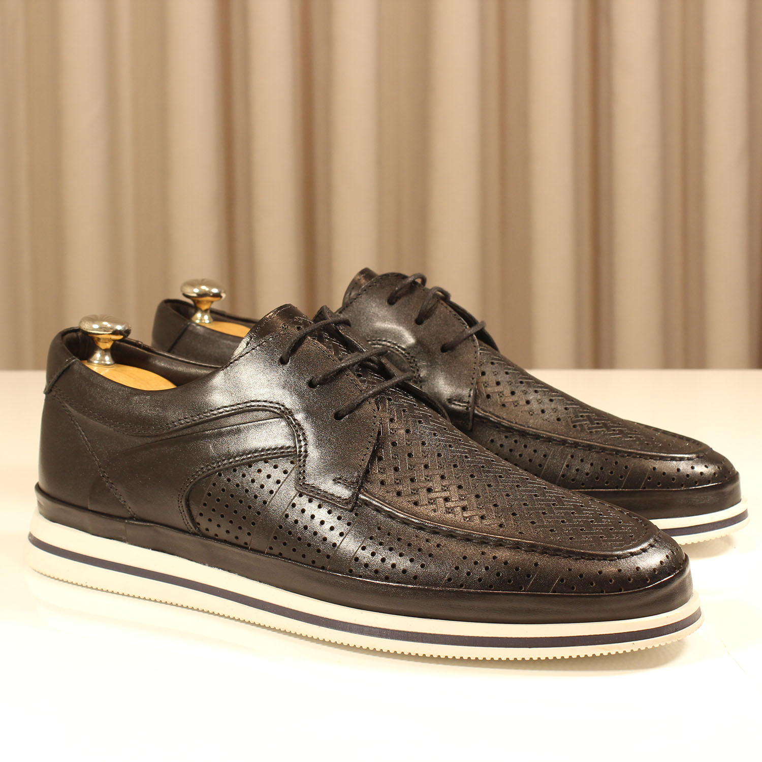 Erkek Casual 1-1 458-LAZER SIYAH