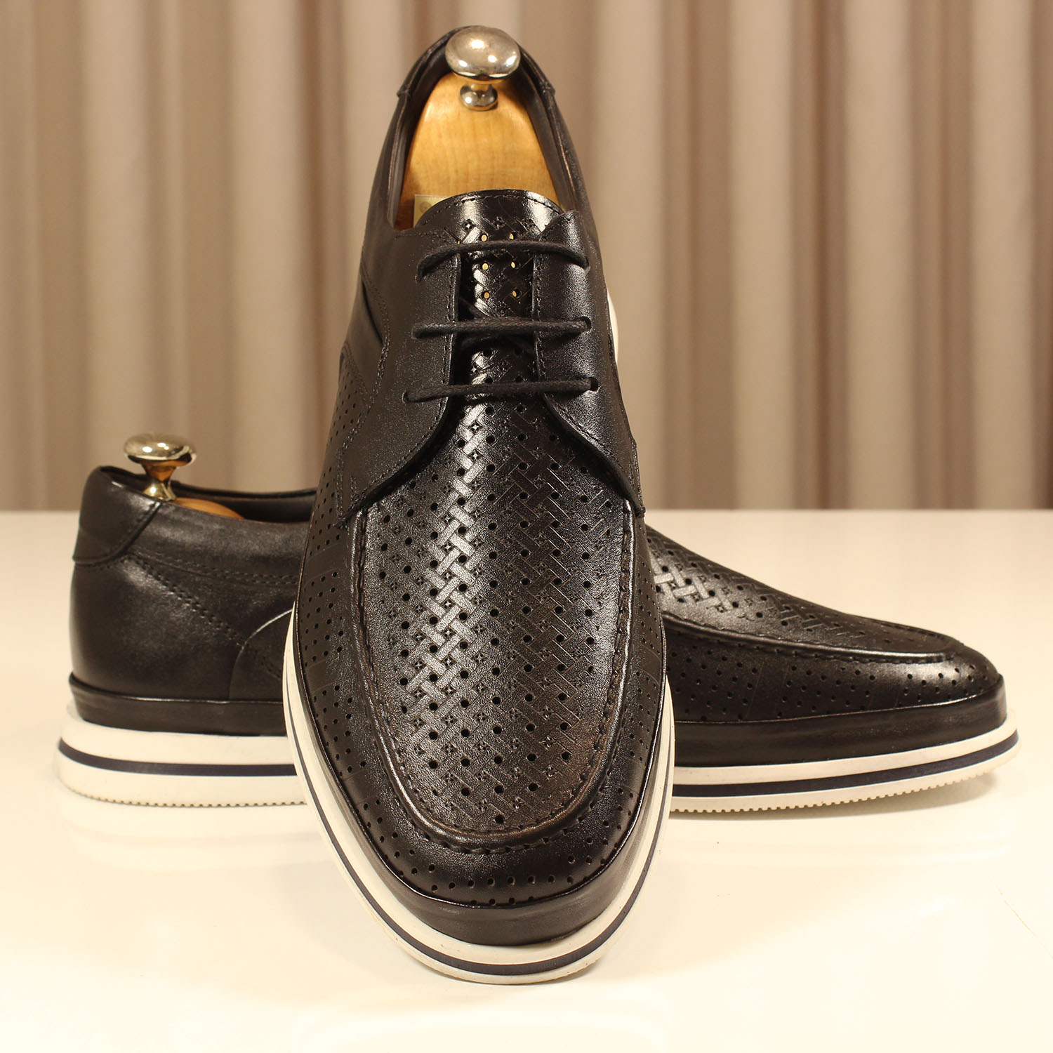 Erkek Casual 1-1 458-LAZER SIYAH - Image 2