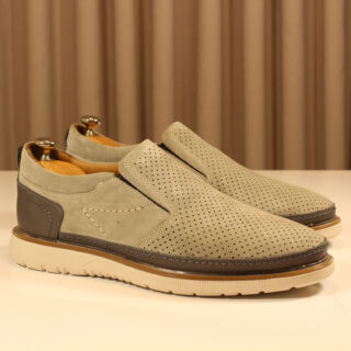 Erkek Casual 3-2 3410-NUBUK GRI