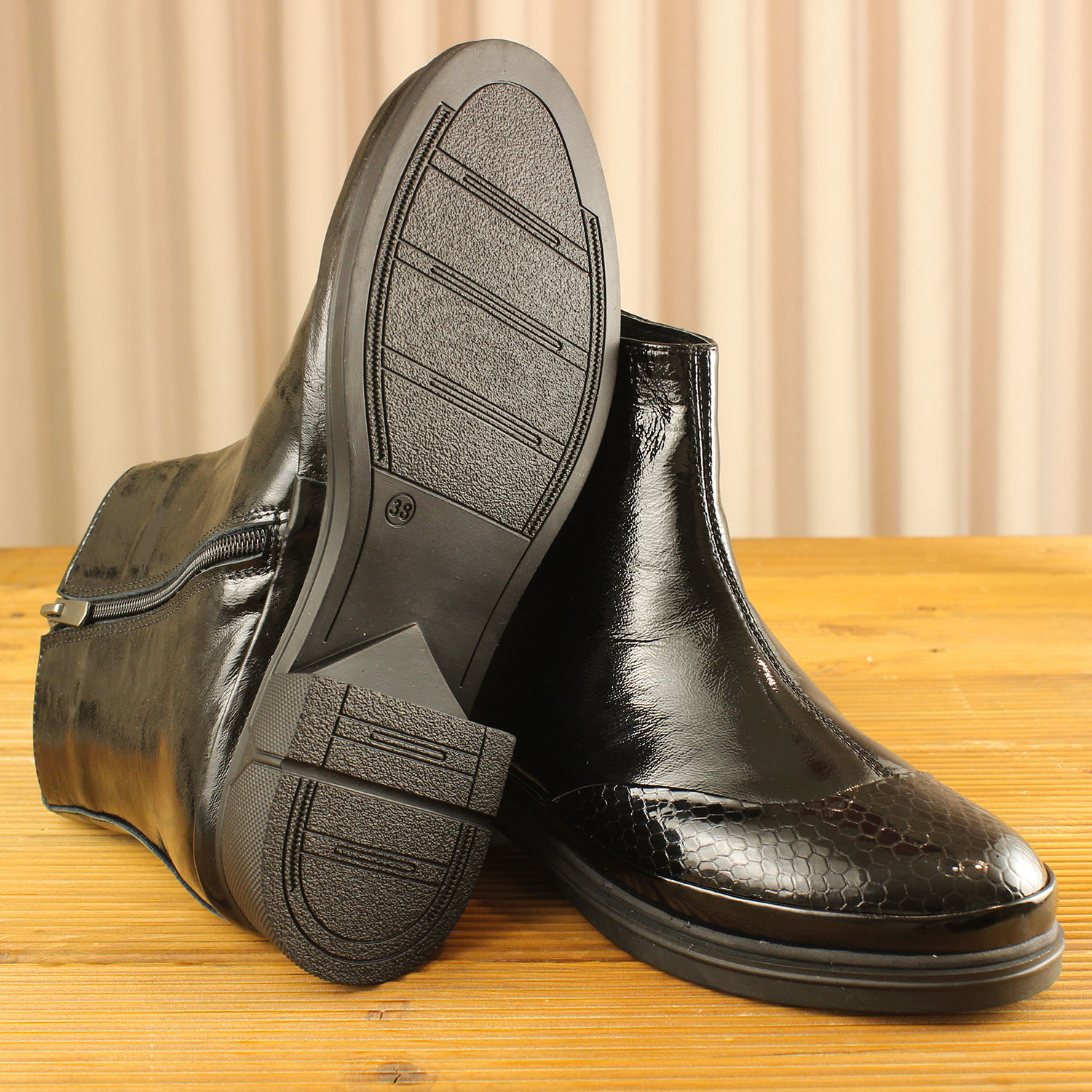 Kadın Boot 1-38 274 SIYAH-RUGAN - Image 4