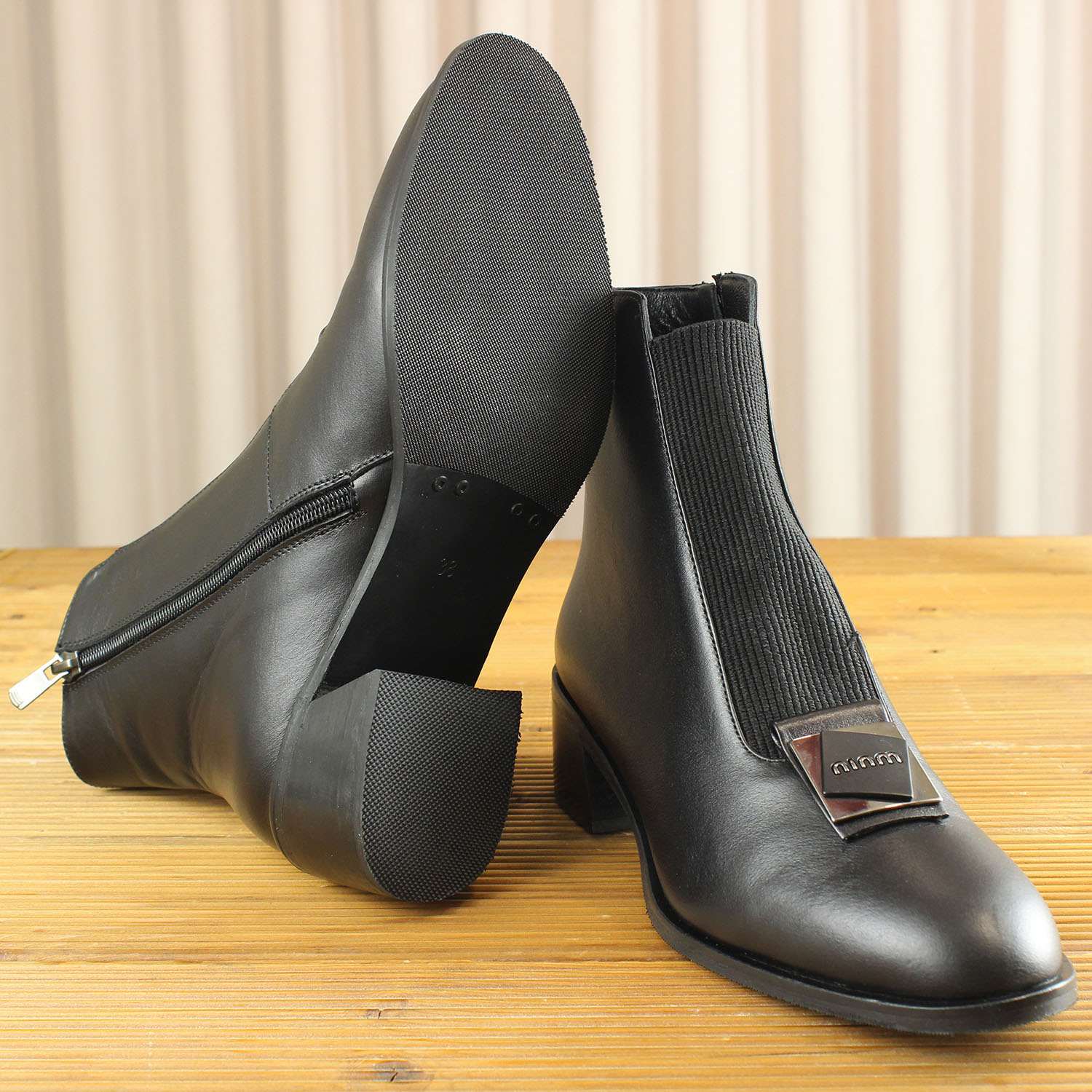 Kadın Boot 1-38 371 SIYAH - Image 4