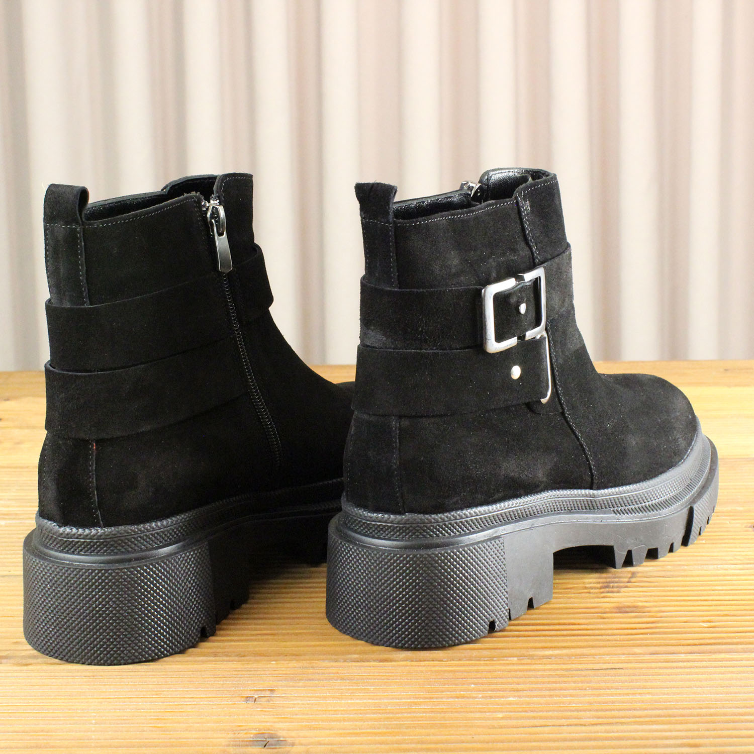 Kadın Boot 2-9 93901-SUET SIYAH - Image 3
