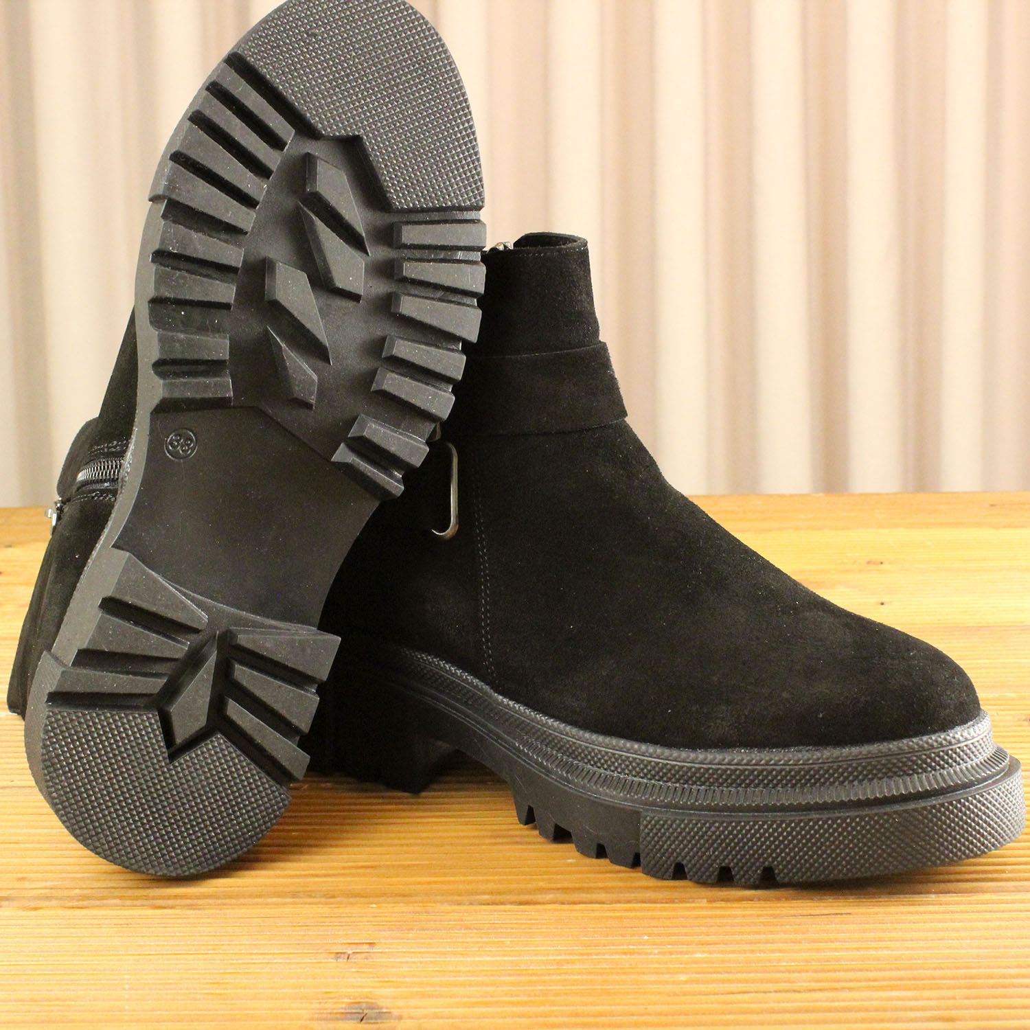 Kadın Boot 2-9 93901-SUET SIYAH - Image 4