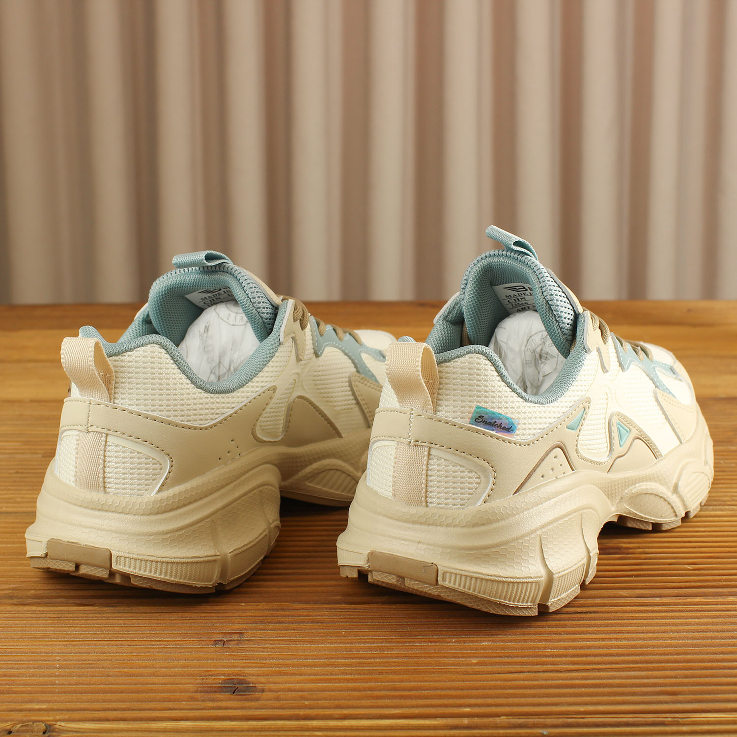 Kadın Spor D-8 751766 BEJ-MAVI - Image 3
